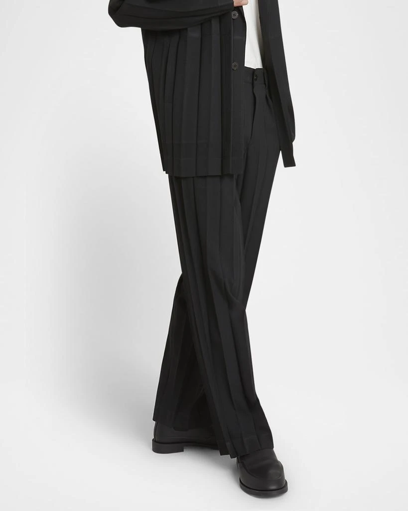 Homme Plisse Issey Miyake Men's Accordion Pleat Trousers 5