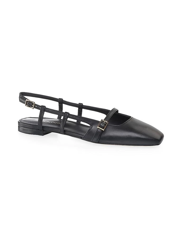 Marion Parke Mary Jane Sling Flats 2
