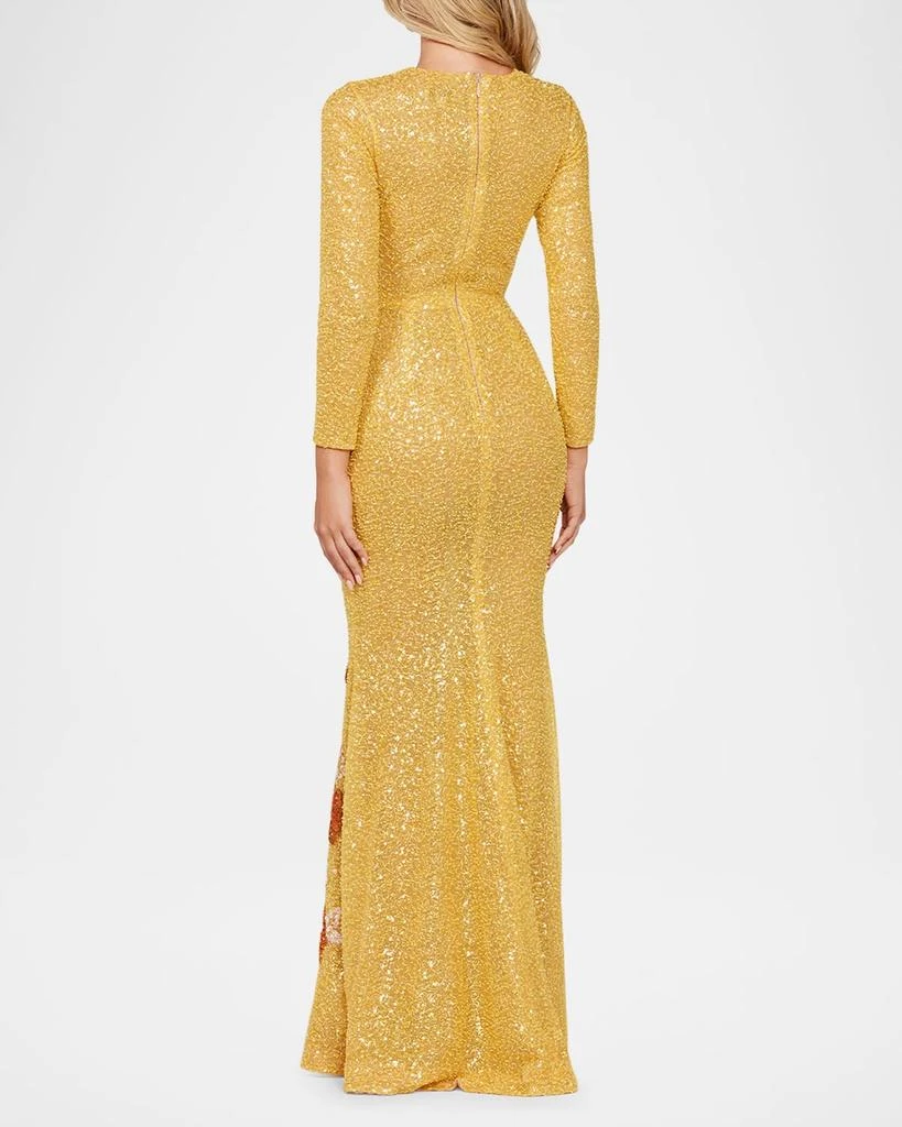 green emerald velvet dress Helsi Celine Dress - Gold Watercolour