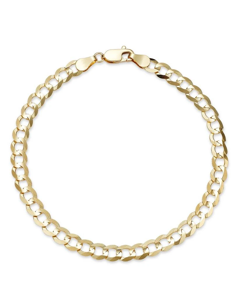 Bloomingdale
s Men
s Comfort Curb Link Chain Bracelet in 14K Yellow Gold 1