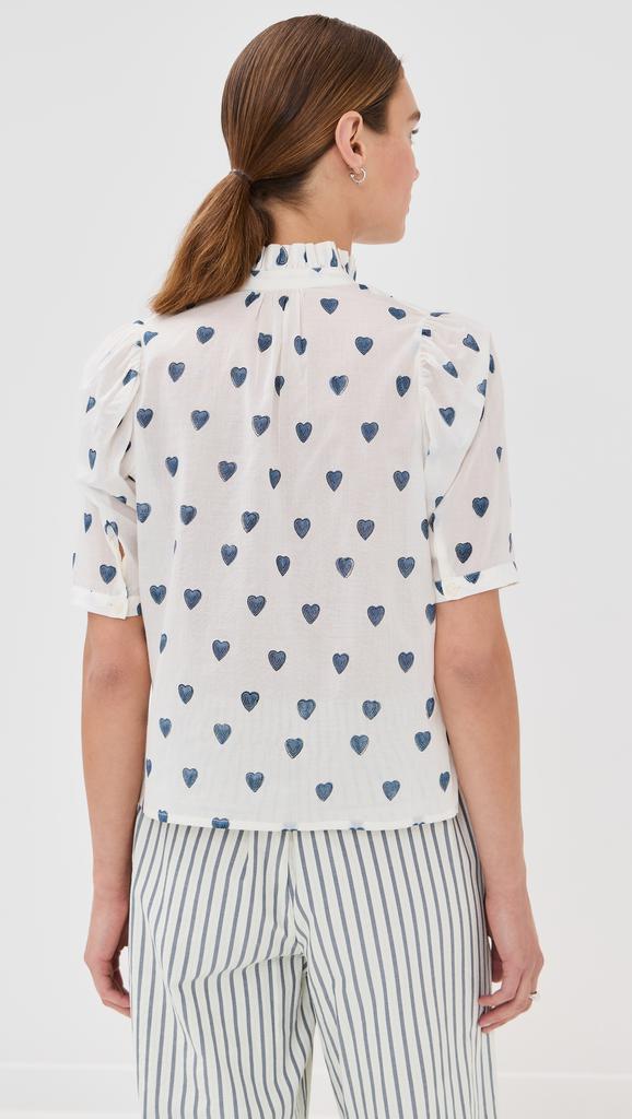 Alix of Bohemia Winn Indigo Heart Shirt