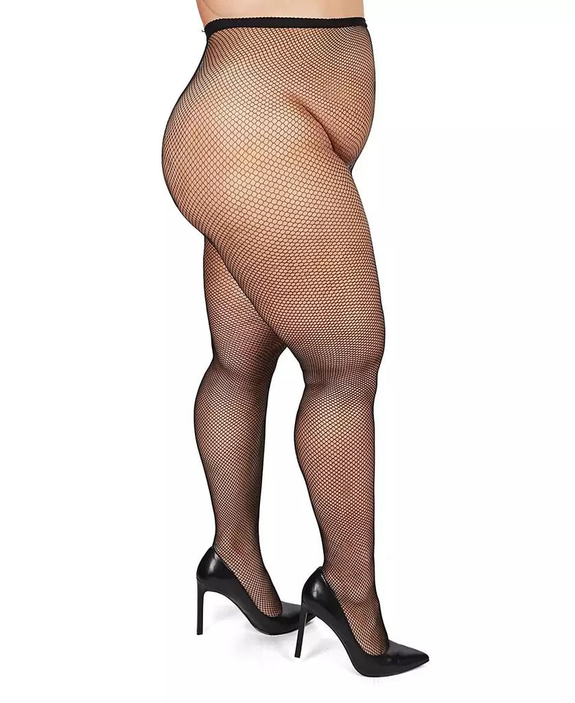 Memoi Plus Size Curvy Fishnet Tights MM-2370