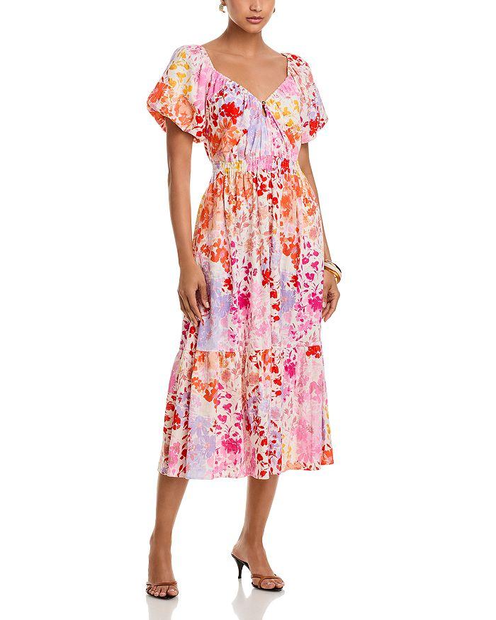 Derek Lam Laine Floral Printed Dress