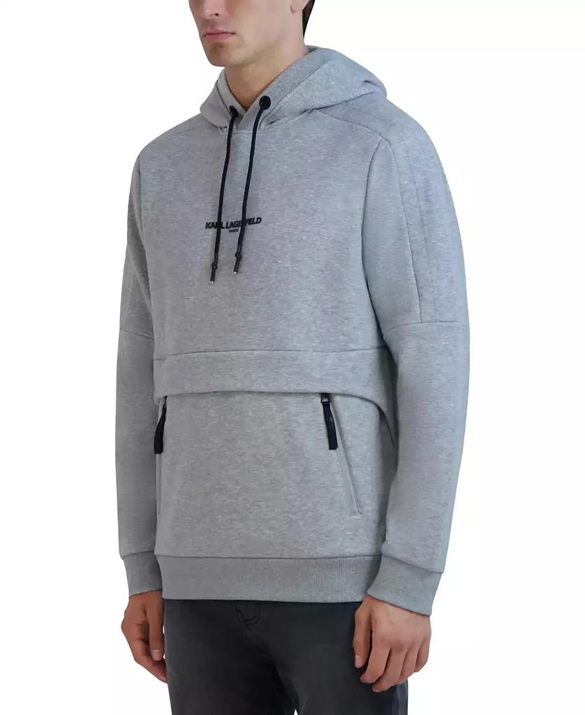 Karl Lagerfeld Paris Men's Fleece Logo Hoodie 6