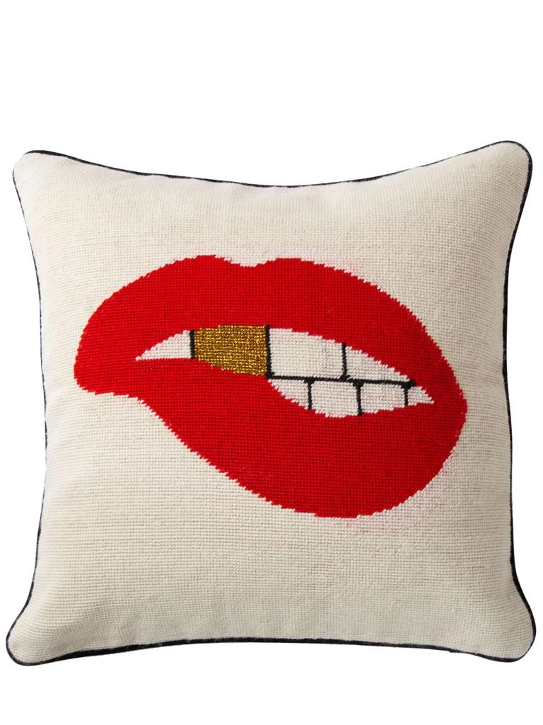 JONATHAN ADLER Uk Bitten Lips Cushion 1