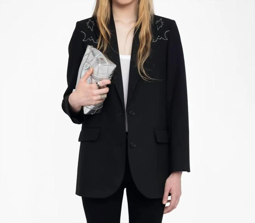 ZADIG 
VOLTAIRE Zadig 
Voltaire - Viva Strass Western Blazer