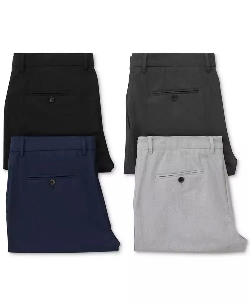 Haggar JMH Men's 4 Way Stretch Slim Fit Flat Front Dress Pant 10