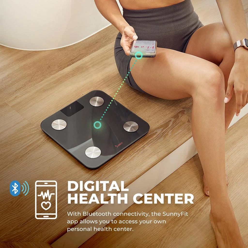 Sunny Health & Fitness Smart Body Composition Weight Scale 2