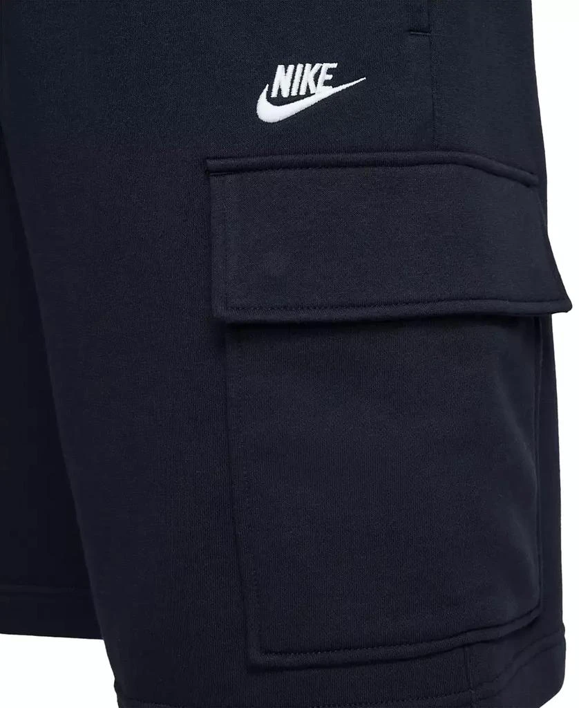 NIKE Club Men's Brushed Fleece Cargo Shorts 3