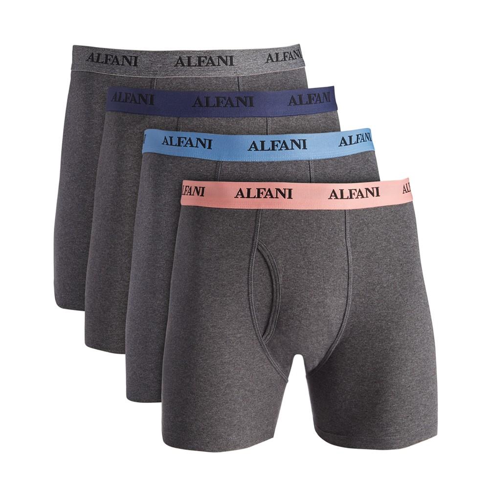 Alfani Men's 4-pk. Logo Boxer Briefs, Created for Macy's