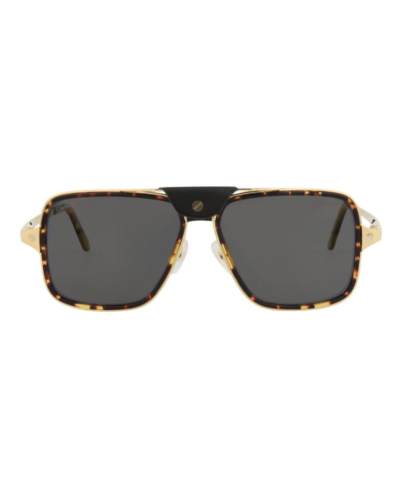 Cartier Aviator-Frame Acetate Sunglasses