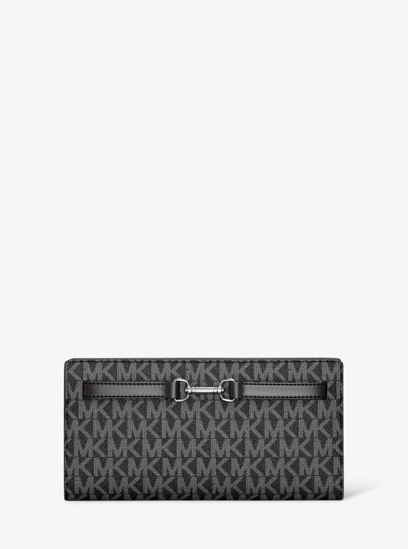 Michael Kors Carson Large Signature Logo Wallet