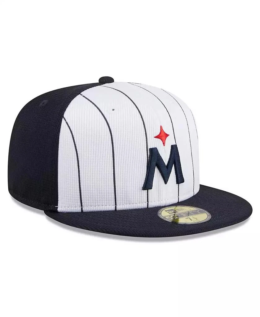 New Era Men's White Minnesota Twins 2024 Batting Practice 59FIFTY Fitted Hat 2