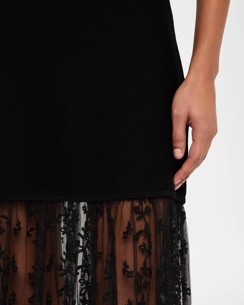 Sea Diane Knit Lace Midi Dress 5