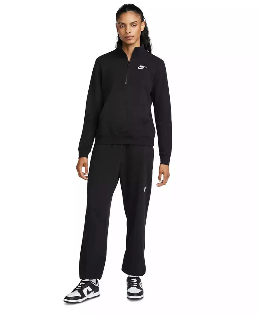 NIKE Women's   Sportswear Club Fleece   1/2-Zip Sweatshirt 2