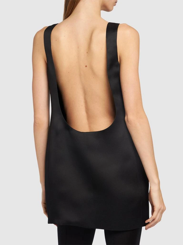 Khaite Pranta Silk Satin Mini Dress 2