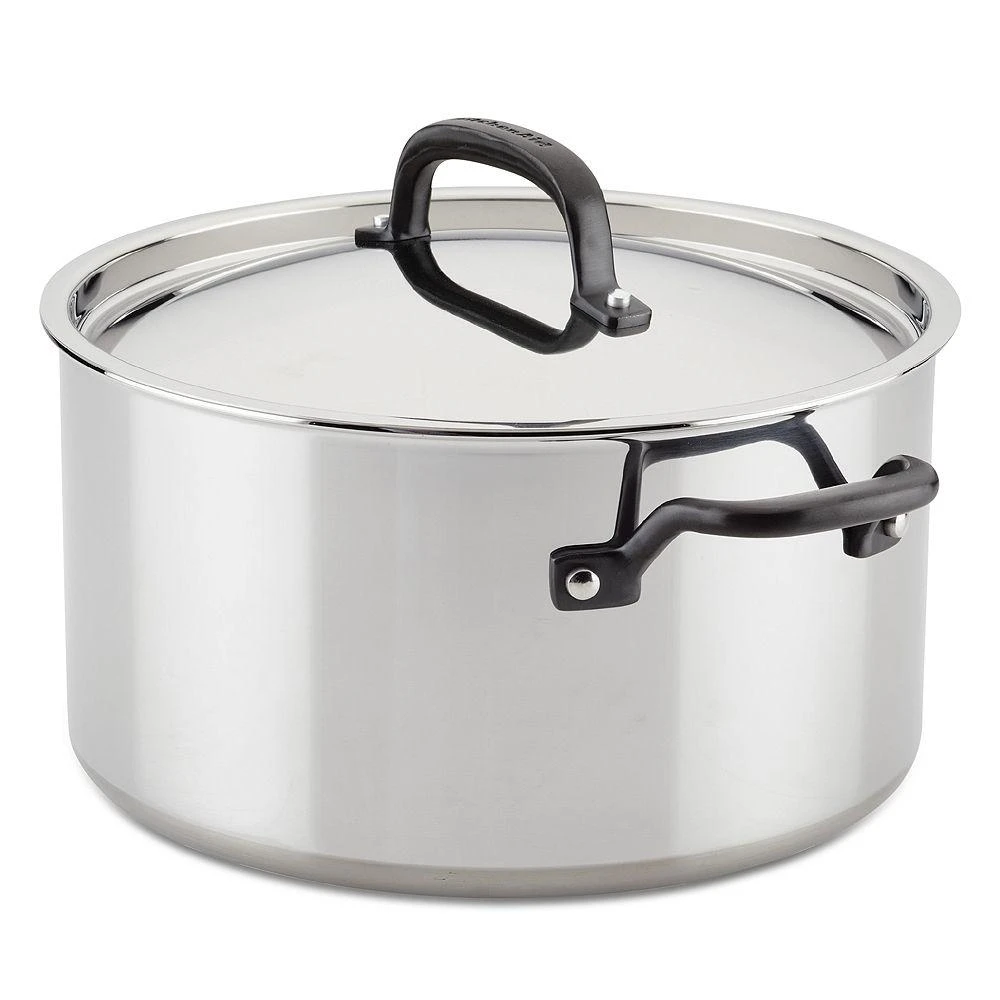 KitchenAid 5-Ply Clad Stainless Steel 10-Piece Cookware Set 8