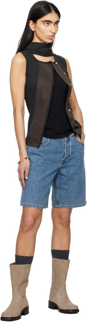 Still Here Blue Cool Denim Shorts 4