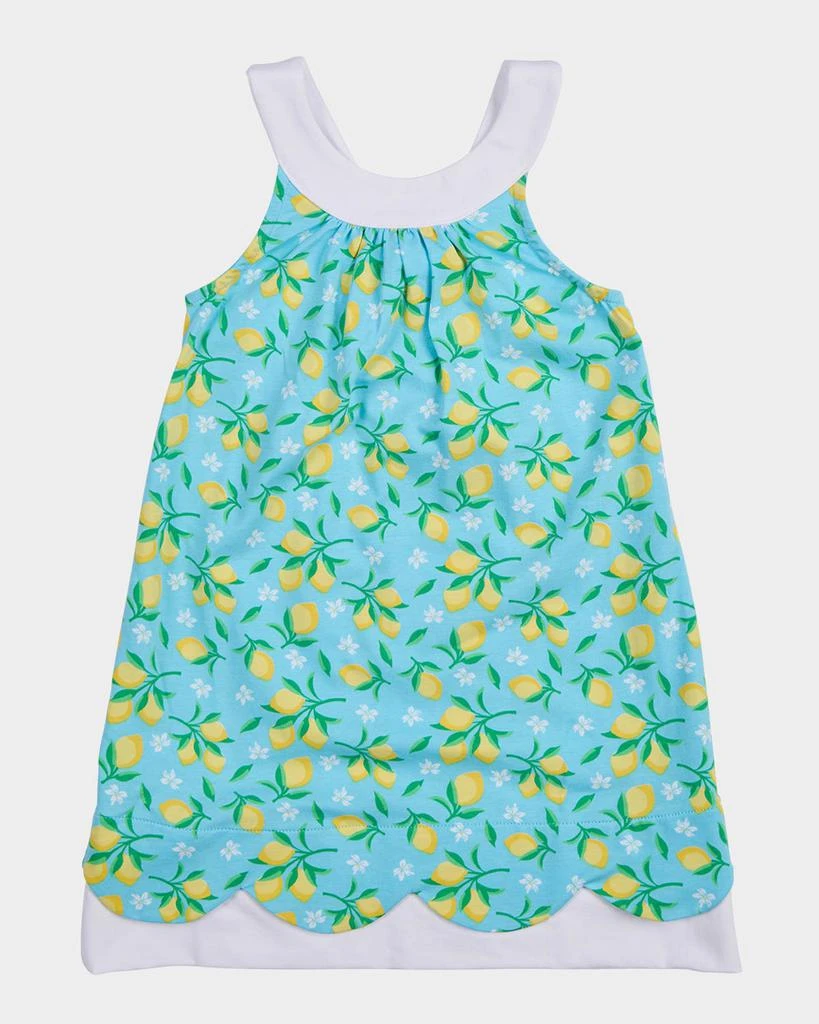 Florence Eiseman Girl's Sleeveless Lemon-Print Dress, Size 2-6 1