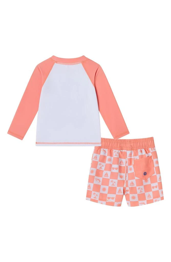 Andy & Evan Long Sleeve Rashguard & Swim Trunks Set 2