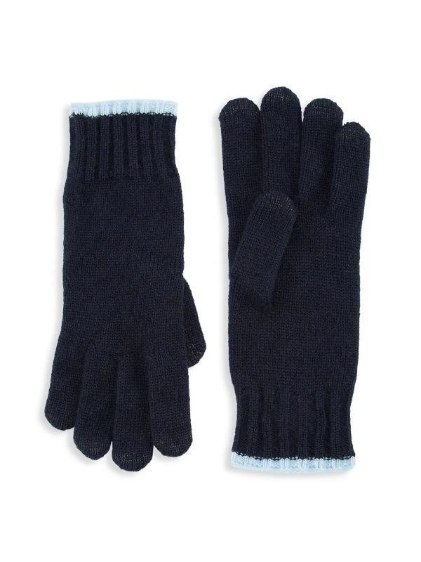 Saks Fifth Avenue COLLECTION Wool-Blend Touchscreen Gloves 1