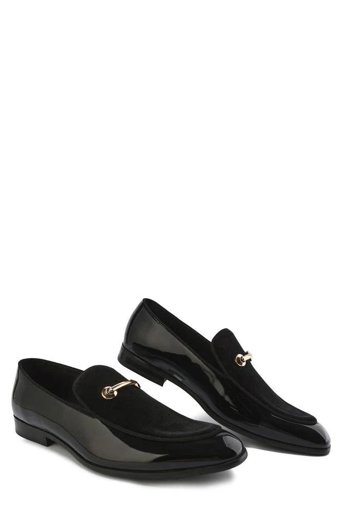 Velvet & Patent Leather Bit Loafer – On Sale Now with Up to  display picture 1