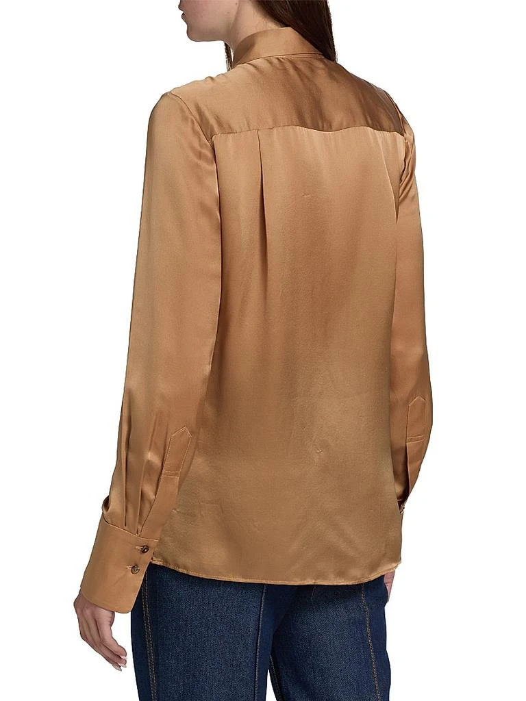 Zimmermann Hypnotic Silk Satin Shirt 5