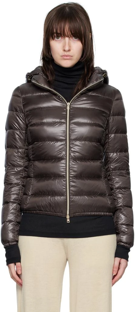 Herno Brown Giada Down Jacket 1