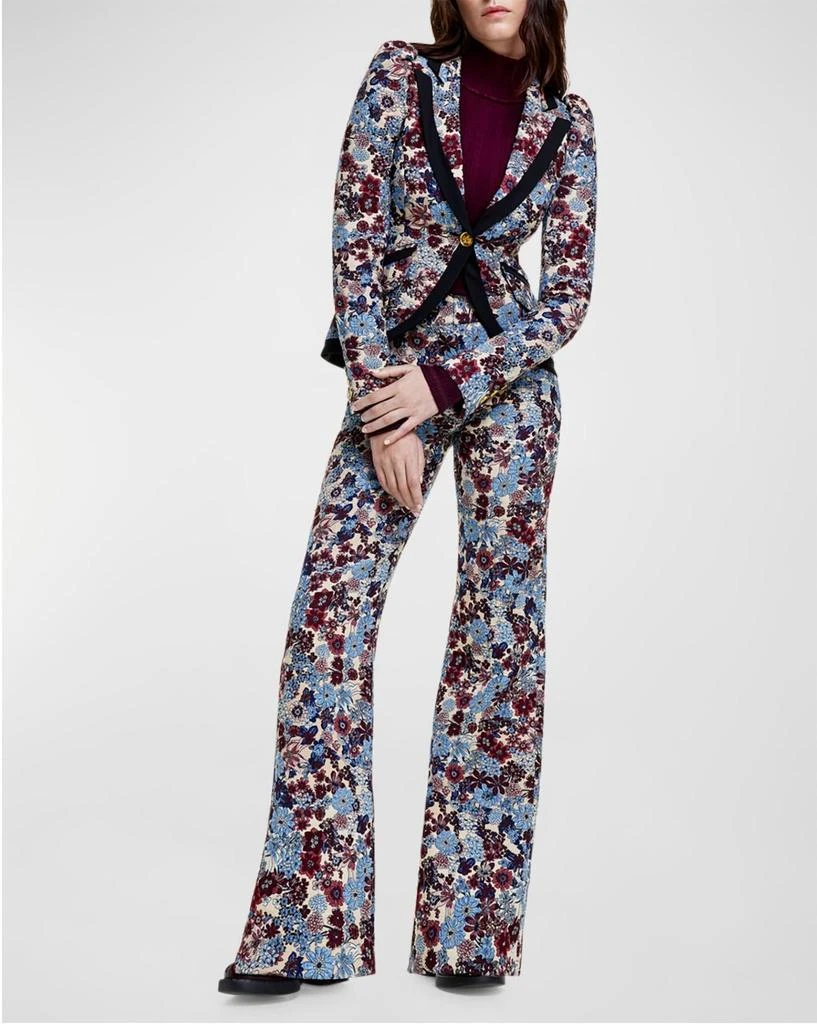 Smythe Smythe - Taped Pouf Sleeve One Button Blazer 1