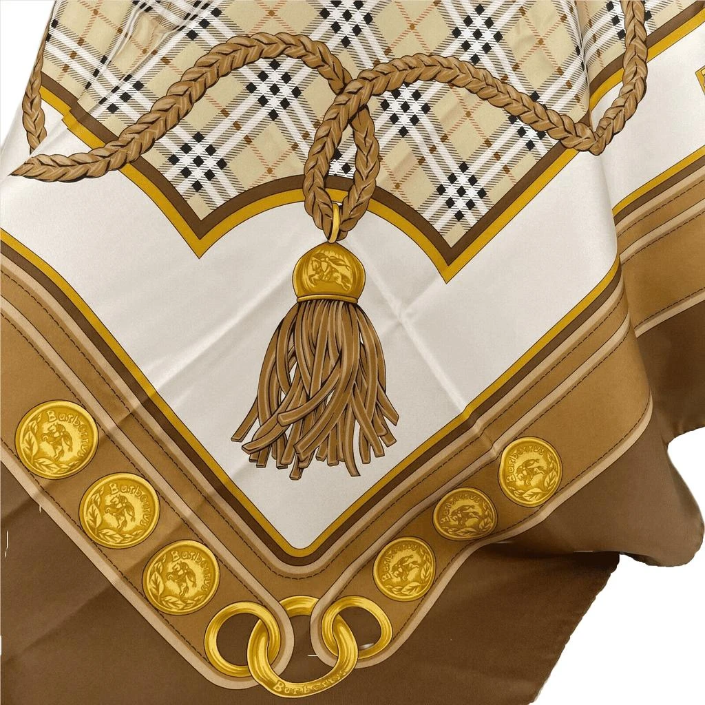 Burberry Women
s SilkScarf Shawl with Horse Tassel Print 3