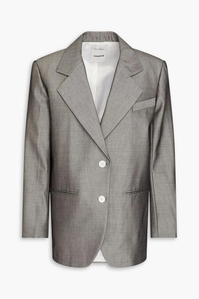 Sandro Wool-blend blazer 1