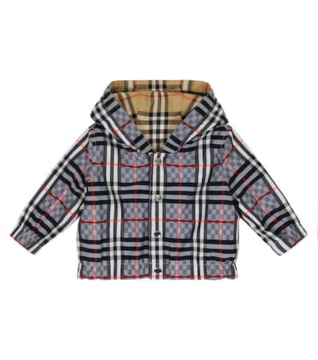 Burberry Kids Baby Vintage Check reversible jacket