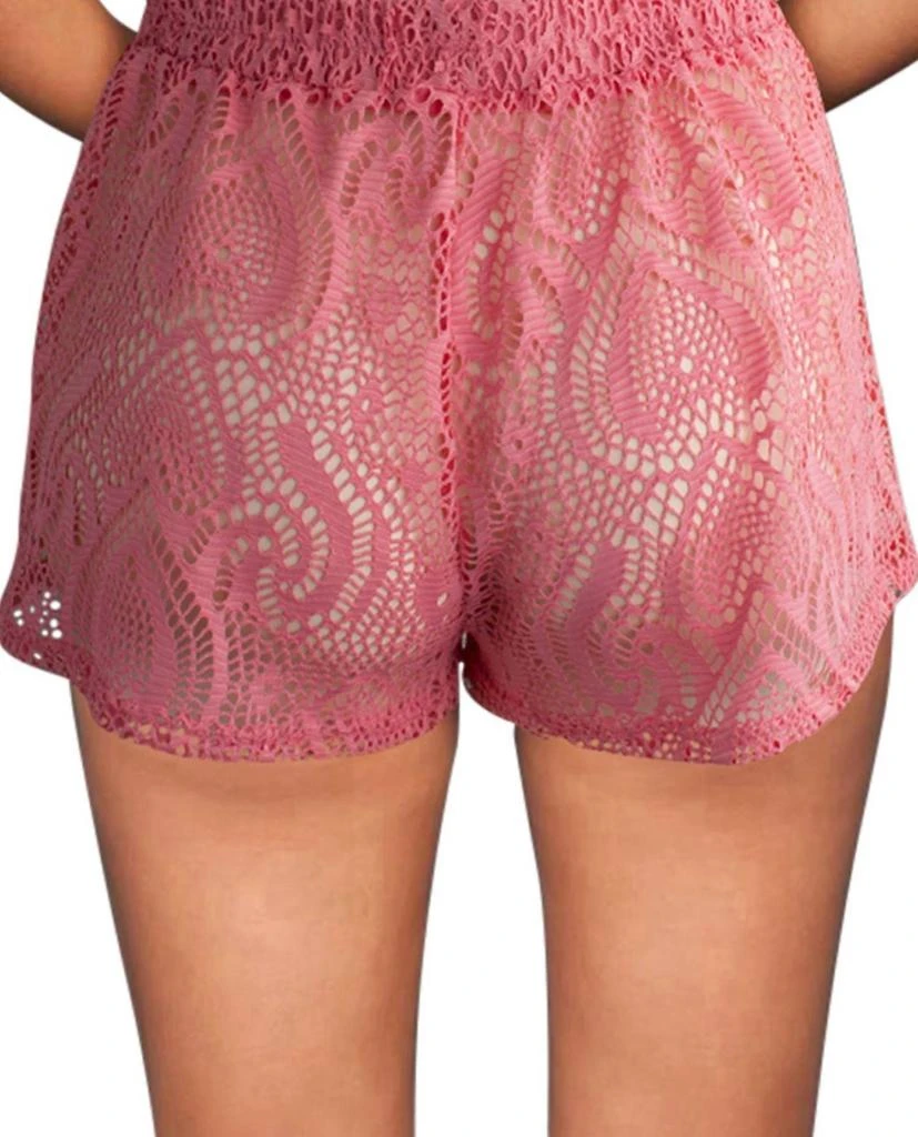 Beach Habitat Beach Habitat - Heart Crochet Cover Up Short 2