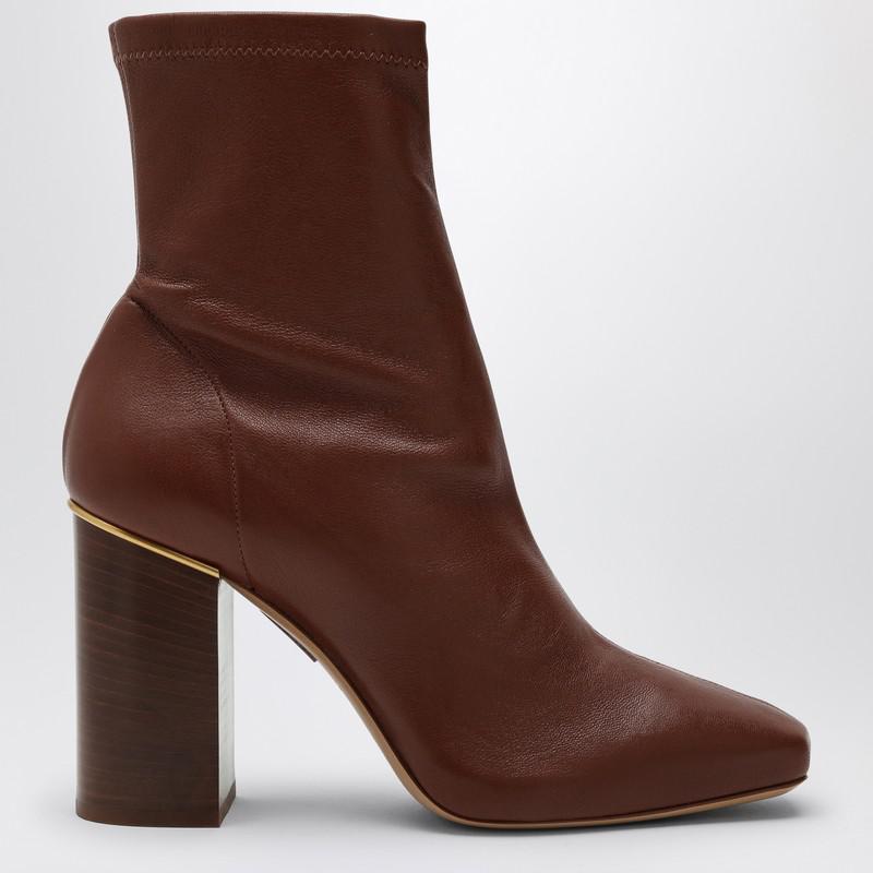 ショートブーツ・ブーティ CHLOE COGNAC-COLOURED AMBRE ANKLE BOOT Chloé Cognac-coloured Ambre ankle boot - Boots - BeyondStyle