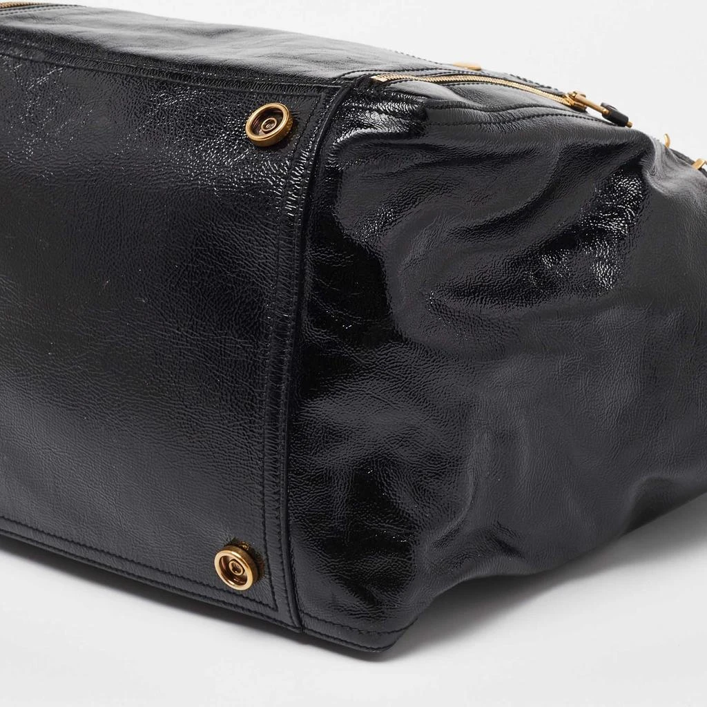 Yves Saint Laurent Yves Saint Laurent Black Patent Leather Large Downtown Tote 12
