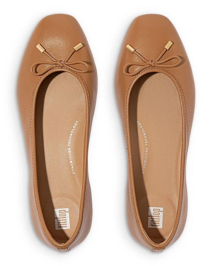 FitFlop Women's Delicato Bow Soft Ballerina Flats 4