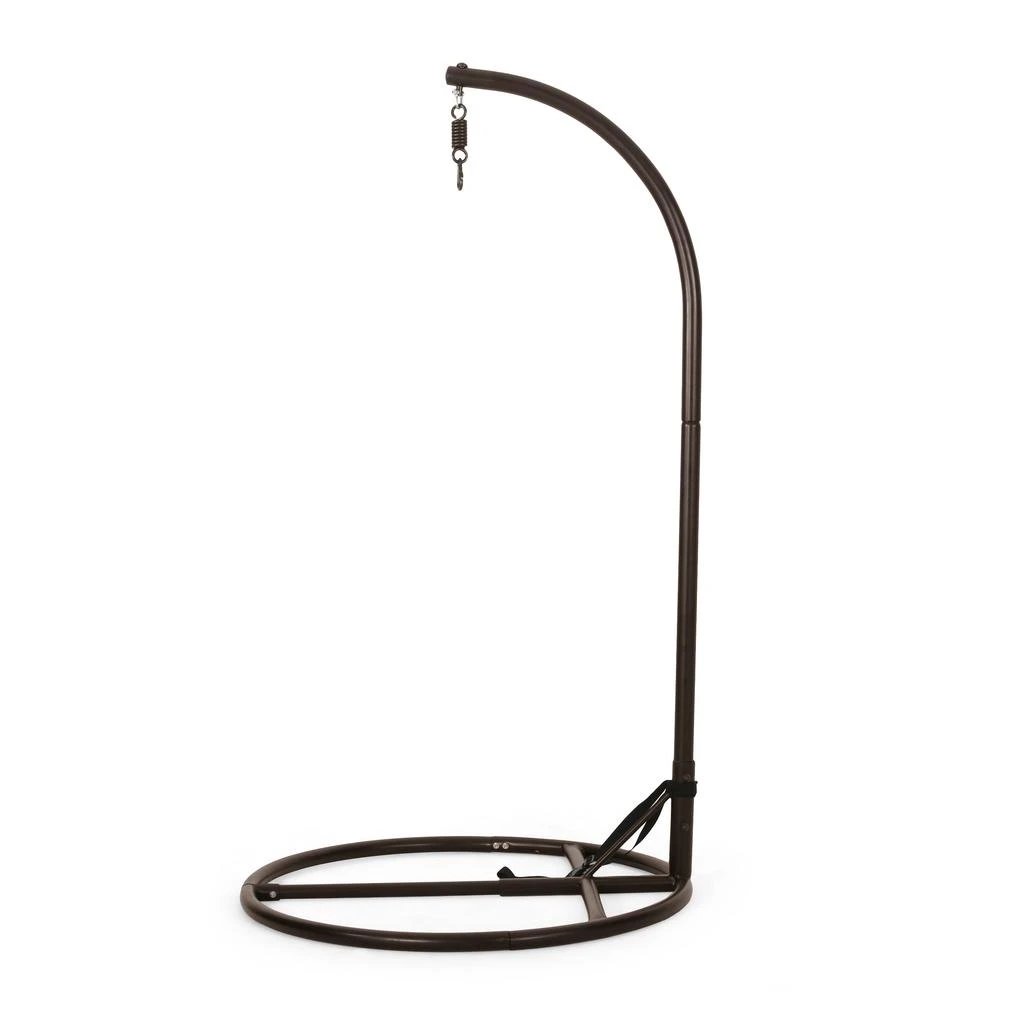 Streamdale Furniture Streamdale Free-Standing Iron Hammock Chair Stand for Indoor-Outdoor Use 3