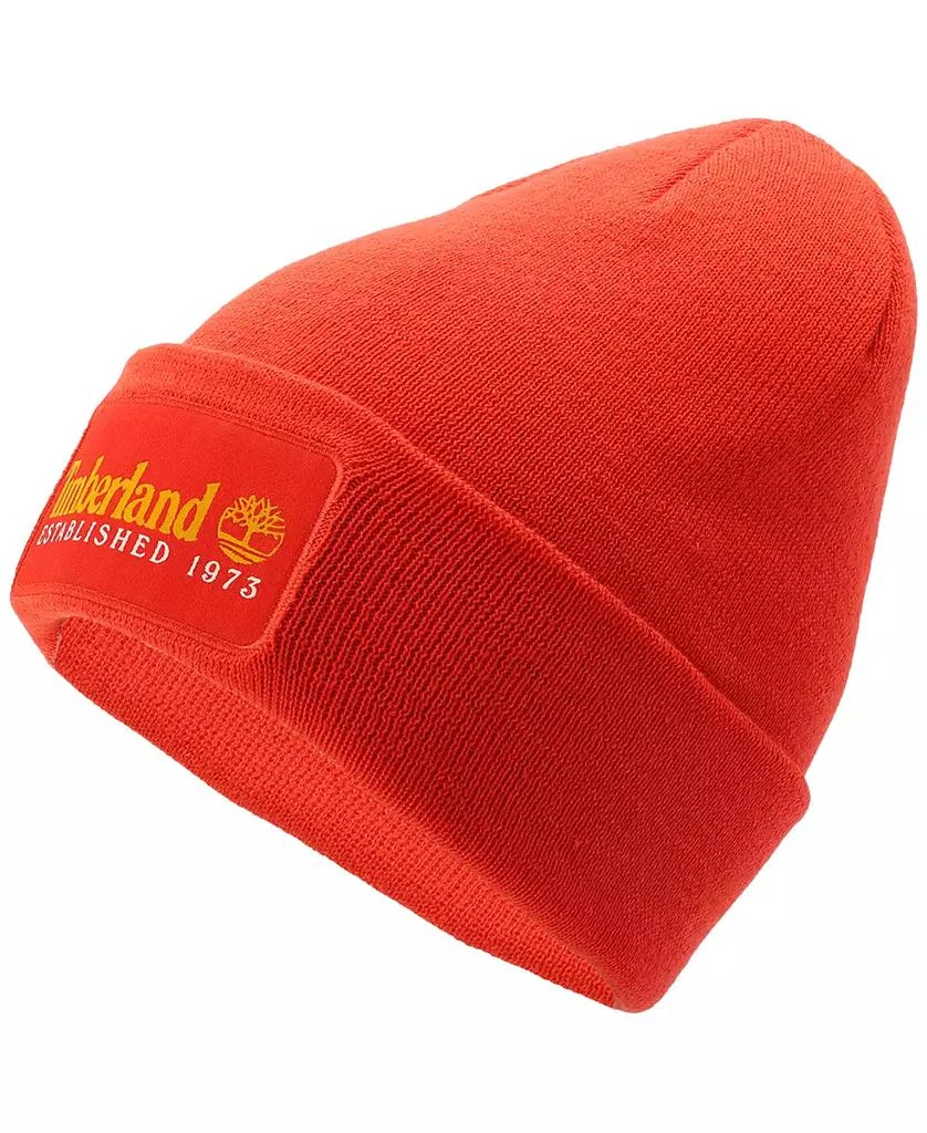 Timberland Men's Established 1973 Logo Patch Beanie 3