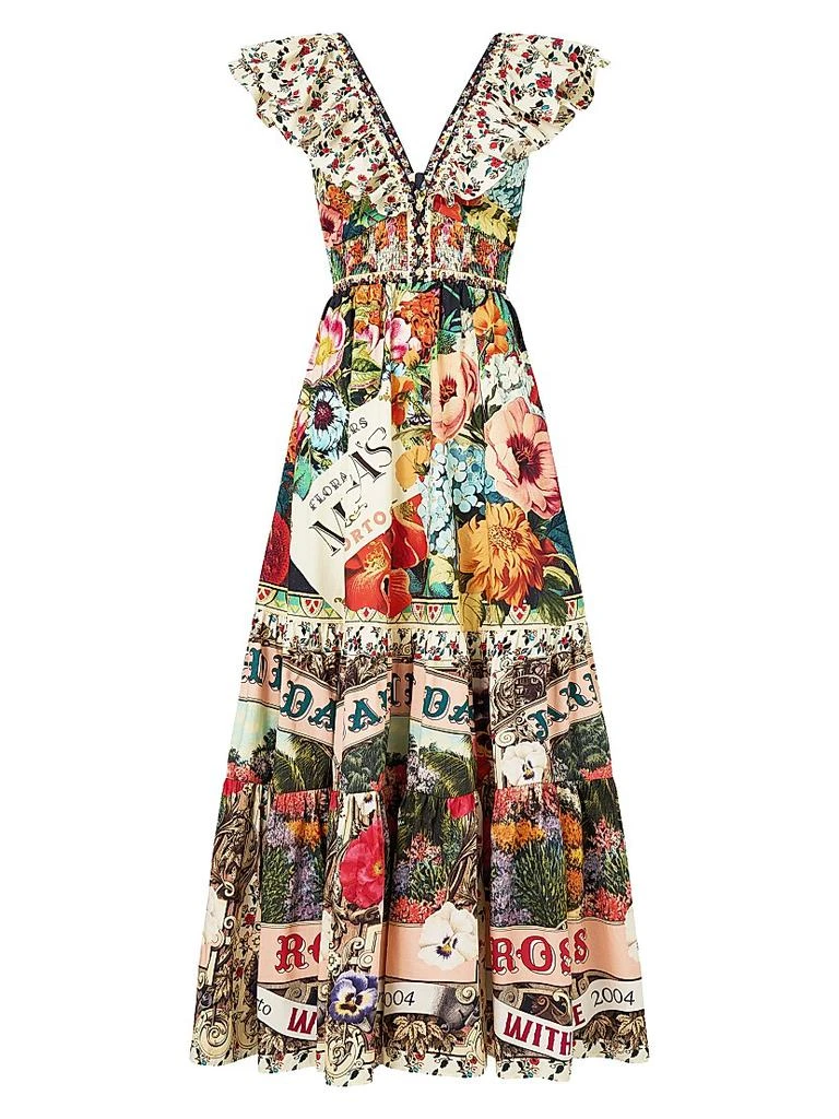 knee length dresses for ladies Camilla Twilight in Istanbul Ruffled Slip Maxi Dress