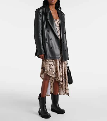 Stella McCartney Trace faux leather biker boots 3