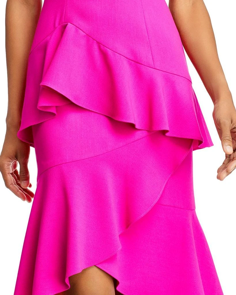 Black Halo Barbados Tiered Ruffle Dress 6
