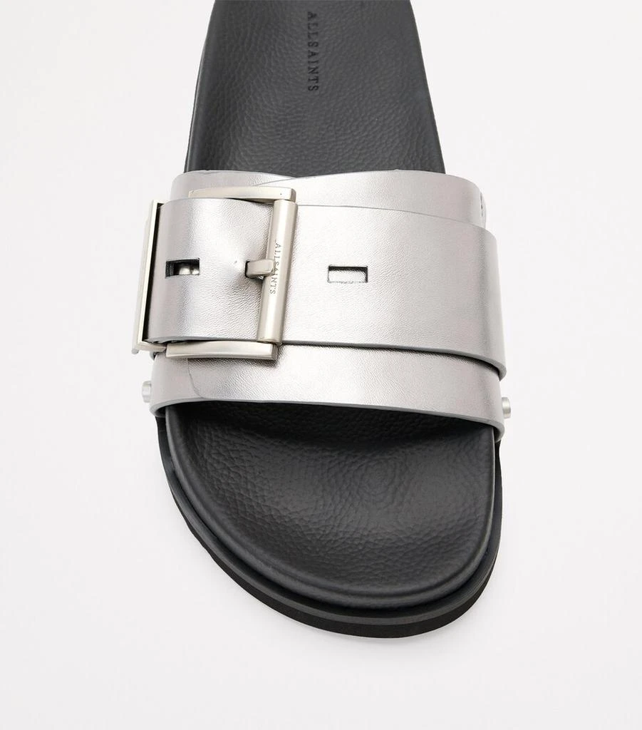 ALL SAINTS Leather Ellie Stud Slides 4