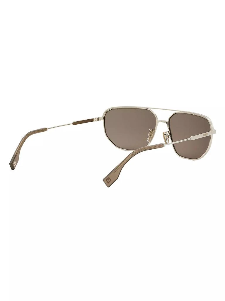 Fendi Fendi Travel 61MM Rectangular Sunglasses 6