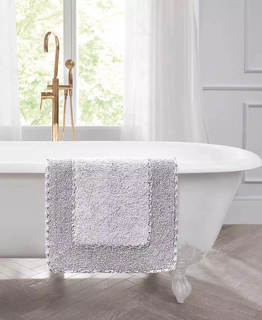 Laura Ashley Cotton Ruffled Bath Rug 6