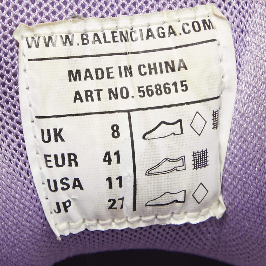 Balenciaga Balenciaga Purple Leather and Mesh Track 2 Sneakers Size 41 8