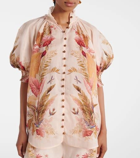 Zimmermann Ascension shirred floral blouse 5