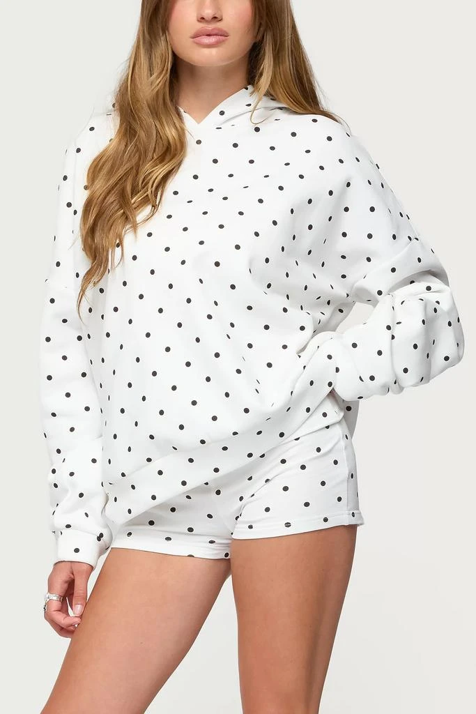 Edikted Edikted Chelsie Polka Dot Foldover Shorts 2