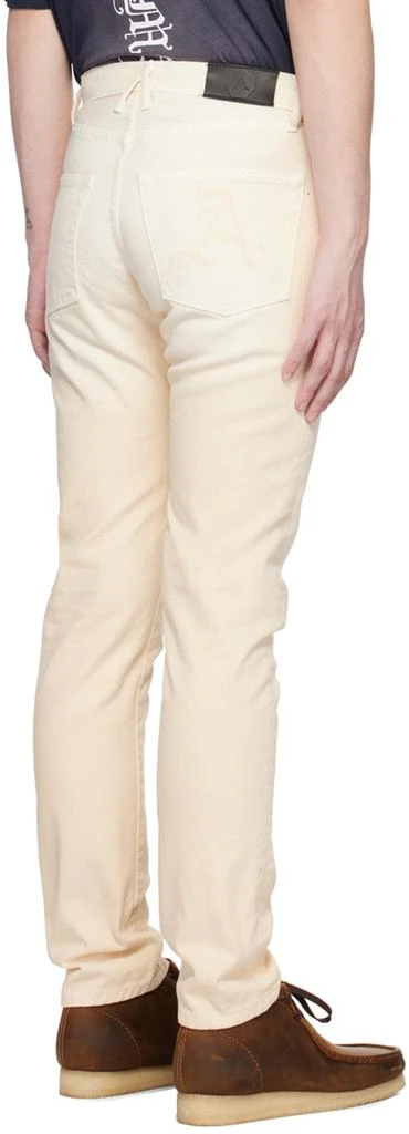 Alchemist Beige Button-Fly Jeans 3