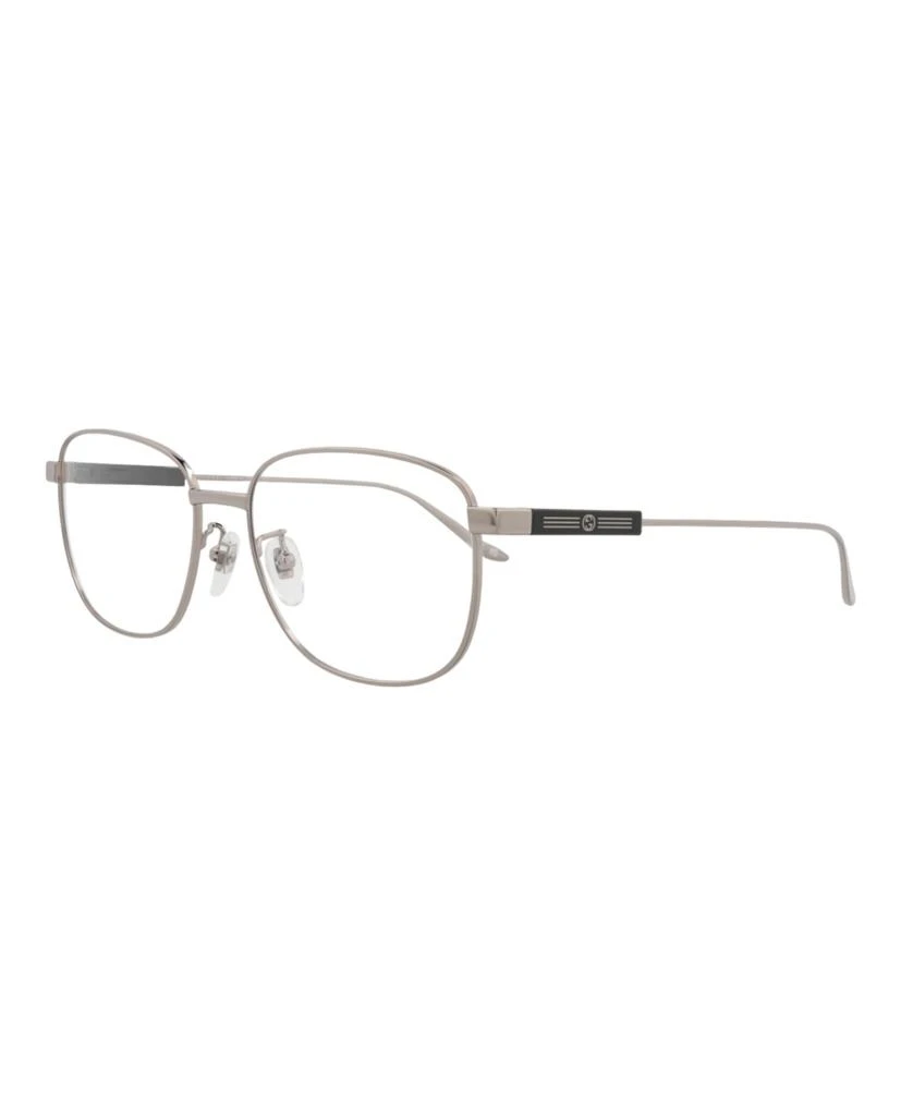 Gucci Square-Frame Metal Optical Frames 2