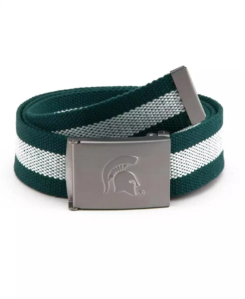 Eagles Wings Men's Michigan State Spartans Fabric Belt 1